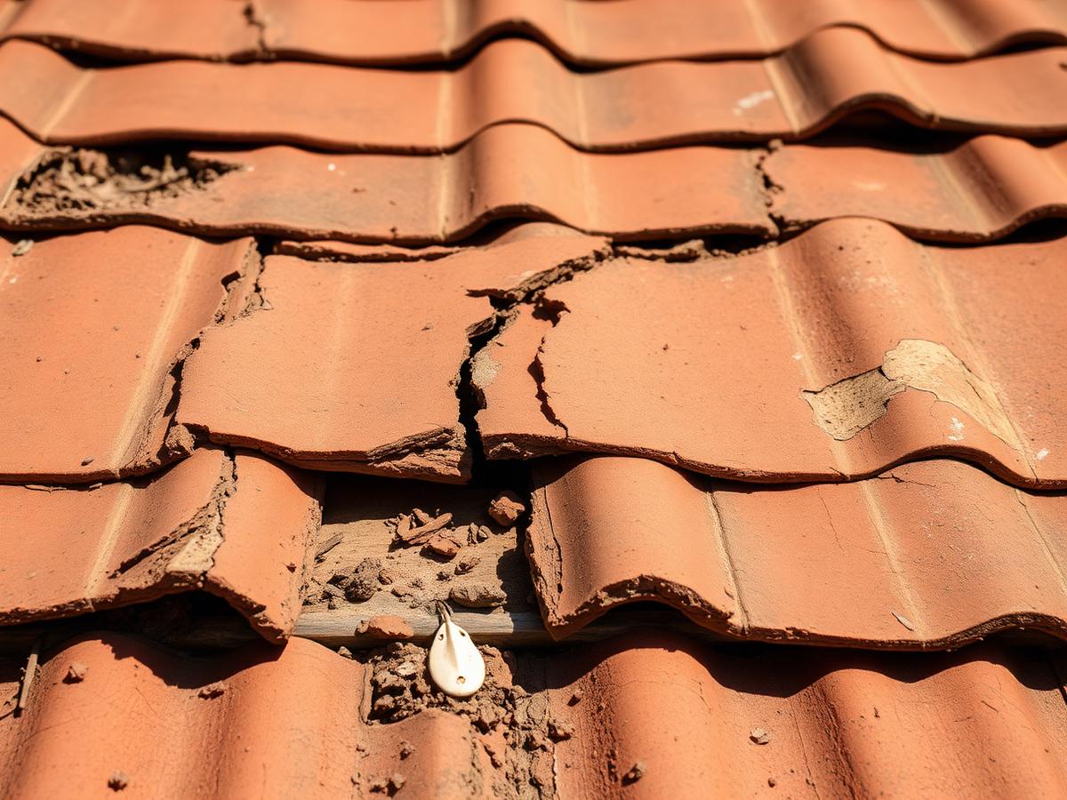 Before roof replacement in Albuquerque